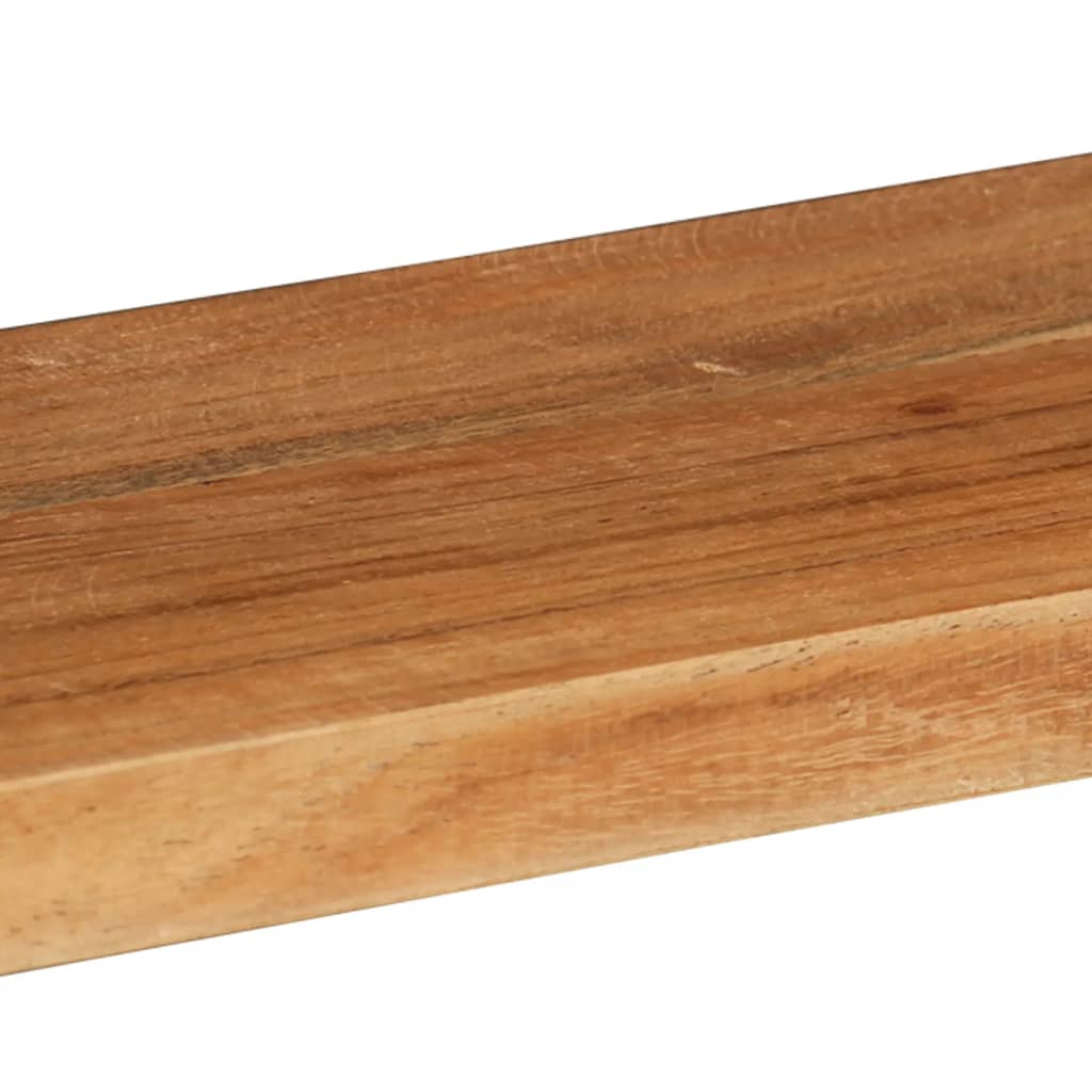 vidaXL Stenske police v obliki kock 3 kosi trden akacijev les