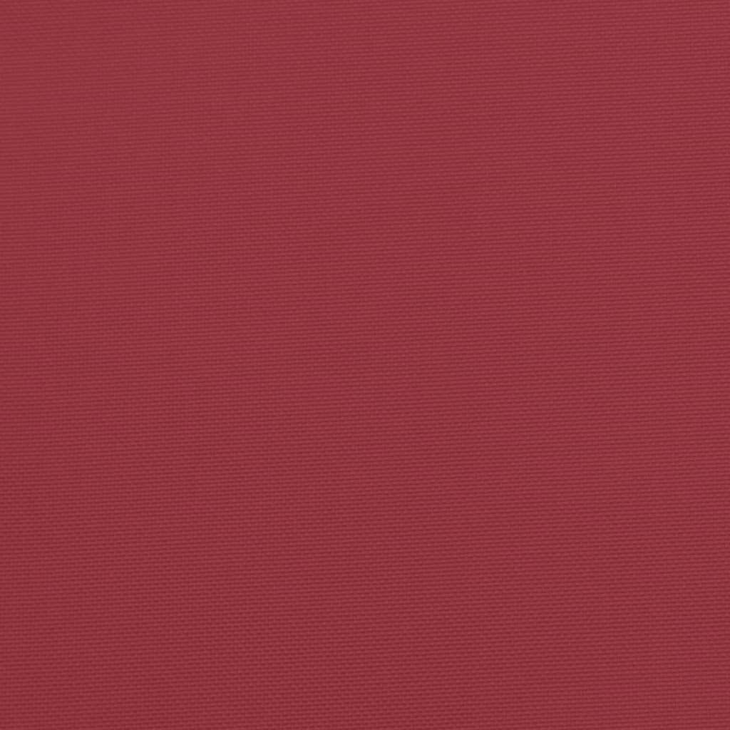 vidaXL Blazina za vrtno klop vinsko rdeča 100x50x7 cm oxford tkanina
