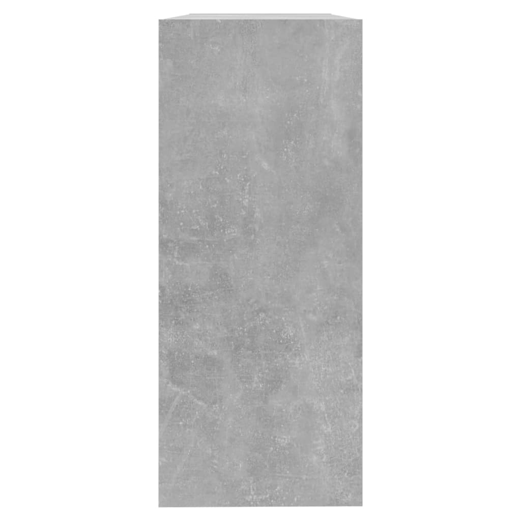 vidaXL Knjižna omara/pregrada betonsko siva 100x30x72 cm