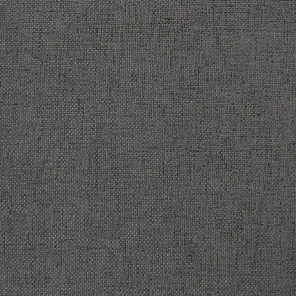 vidaXL Stolček za noge temno siv 60x60x36 cm blago