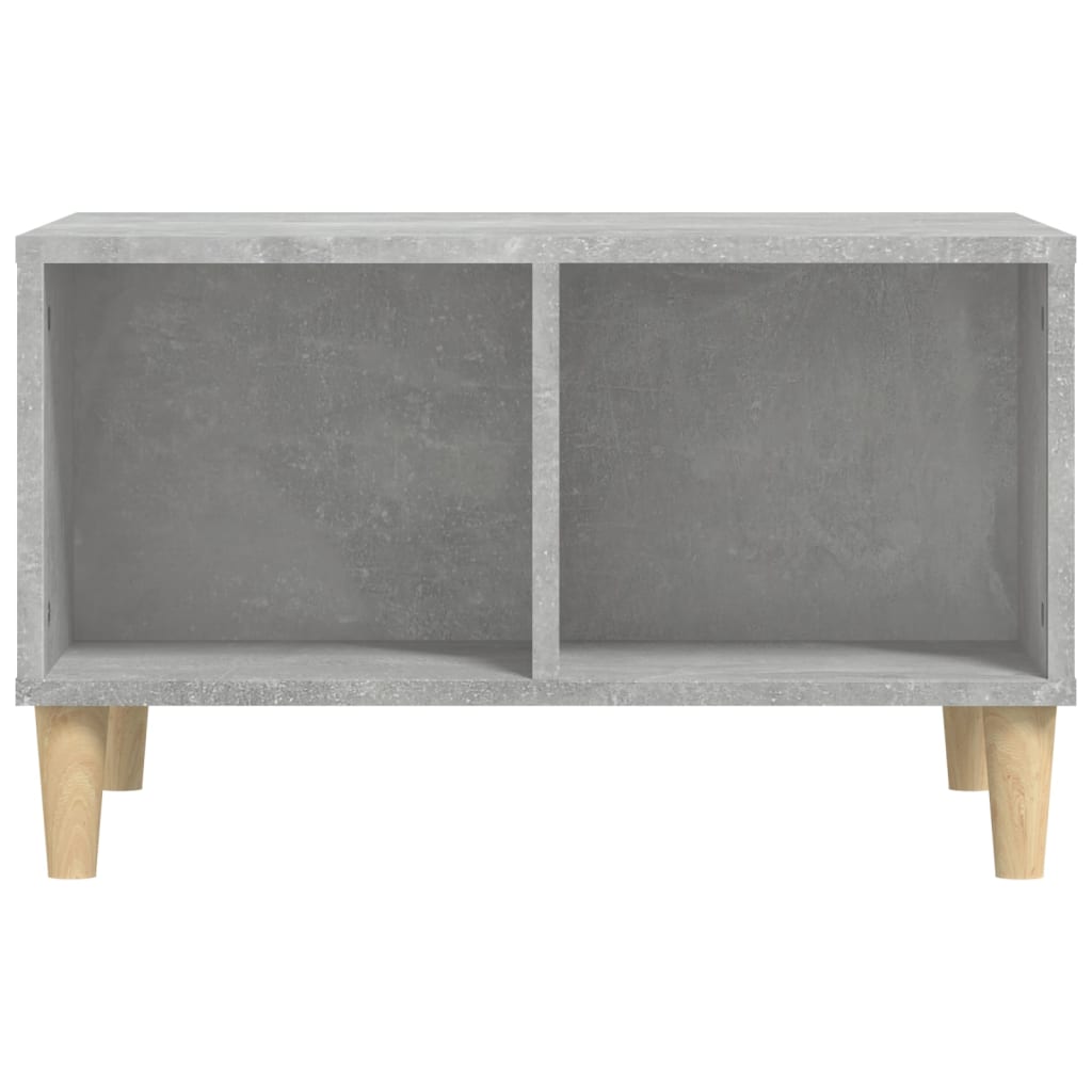vidaXL Klubska mizica betonsko siva 60x50x36,5 cm inženirski les