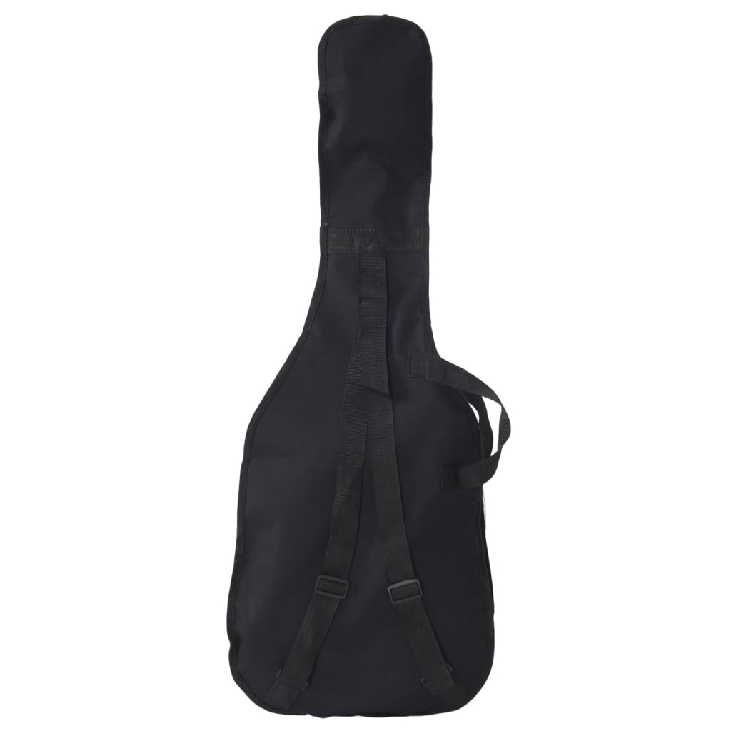 vidaXL Električna bas kitara za začetnike s torbo rjavo črna 4/4 46"