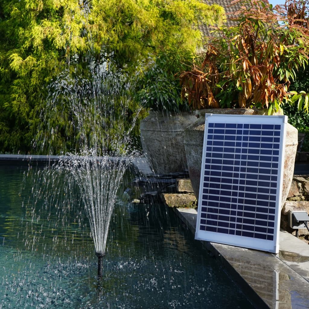 Ubbink Črpalka za vrtno fontano SolarMax 1000 s solarnim panelom