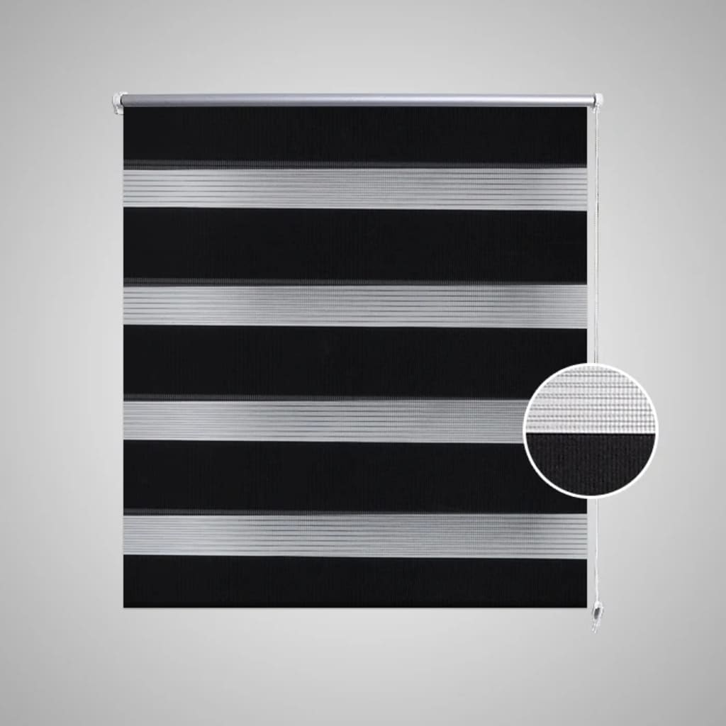 Črtasti Zebra Rolo / Senčilo velikost 80 x 150 cm Črna barva