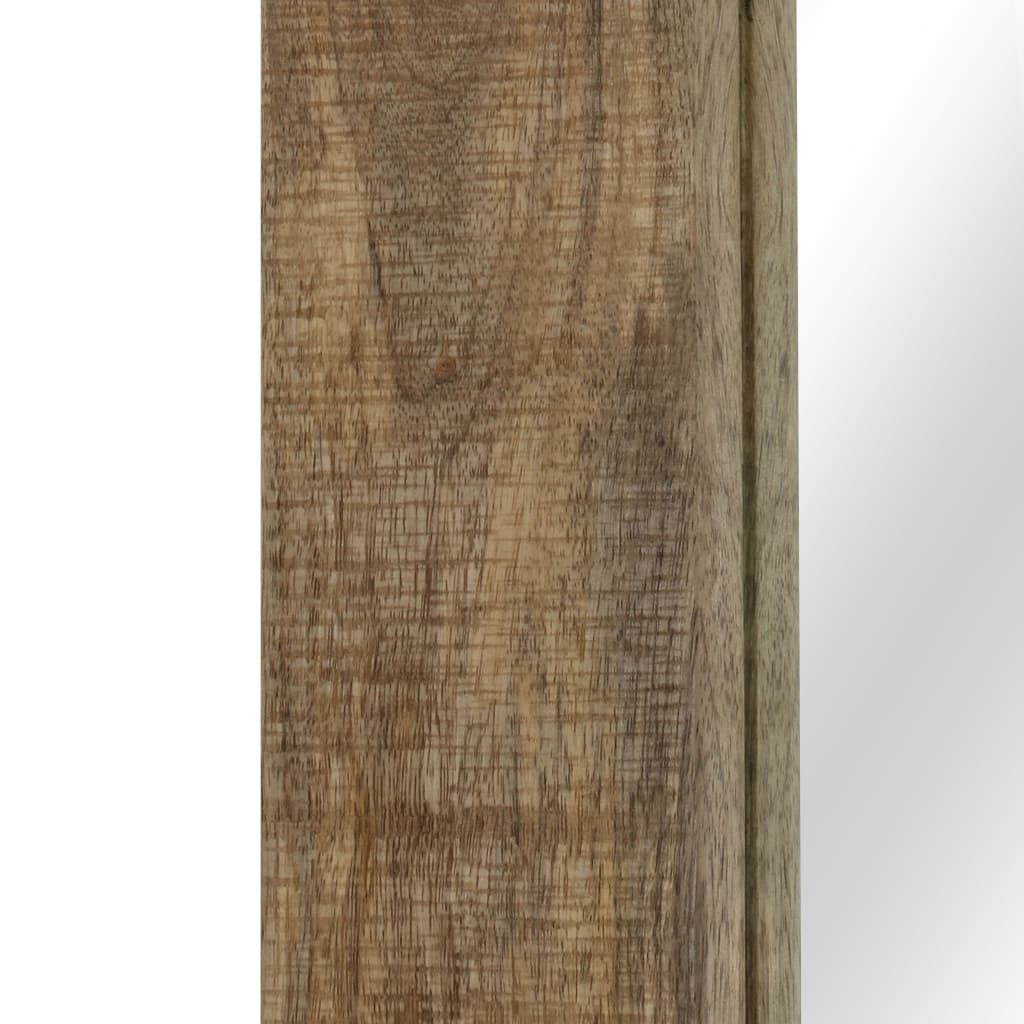 vidaXL Ogledalo iz trdnega mangovega lesa 50x110 cm