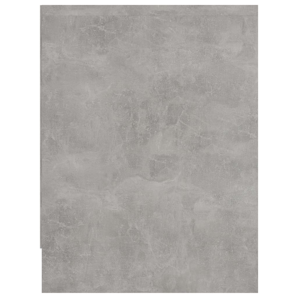 vidaXL Nočna omarica betonsko siva 40x30x40 cm iverna plošča