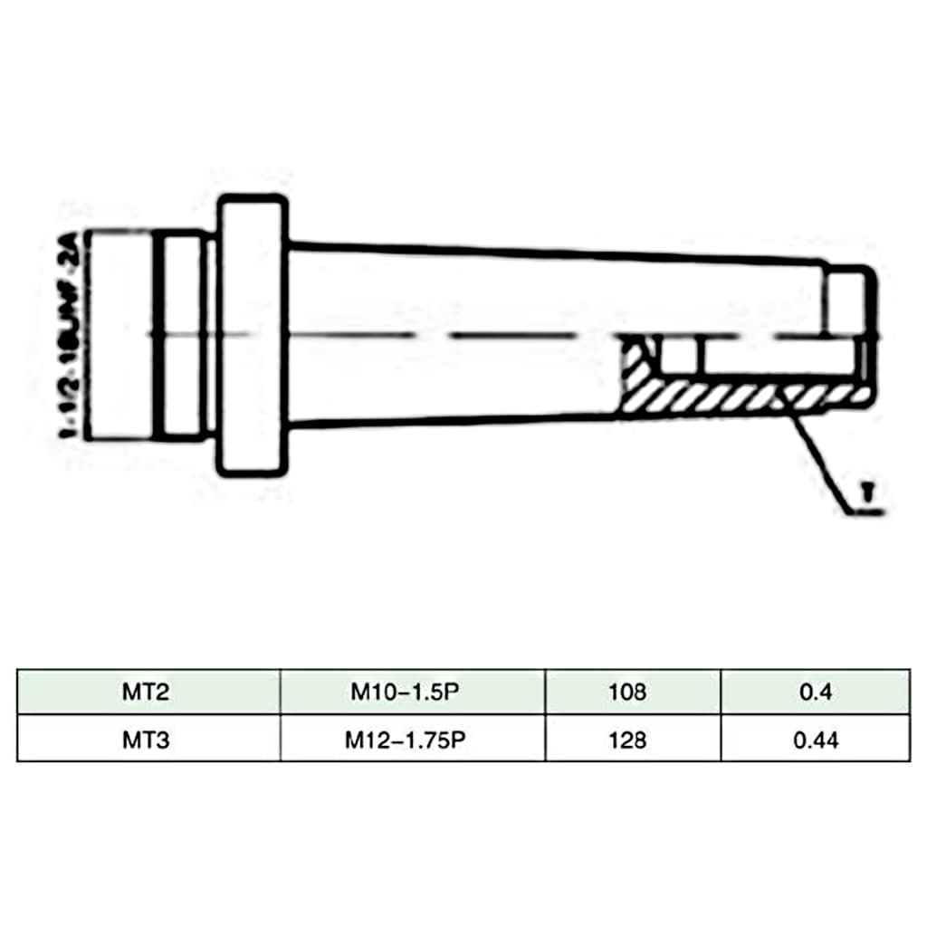 vidaXL 15-delni komplet orodja za vrtanje 50mm vrtalna glava MT3-F1-12