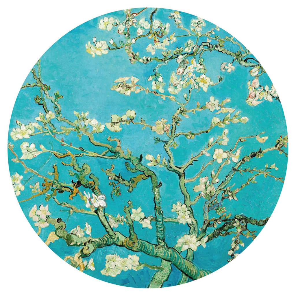WallArt Okrogla tapeta Almond Blossom 190 cm