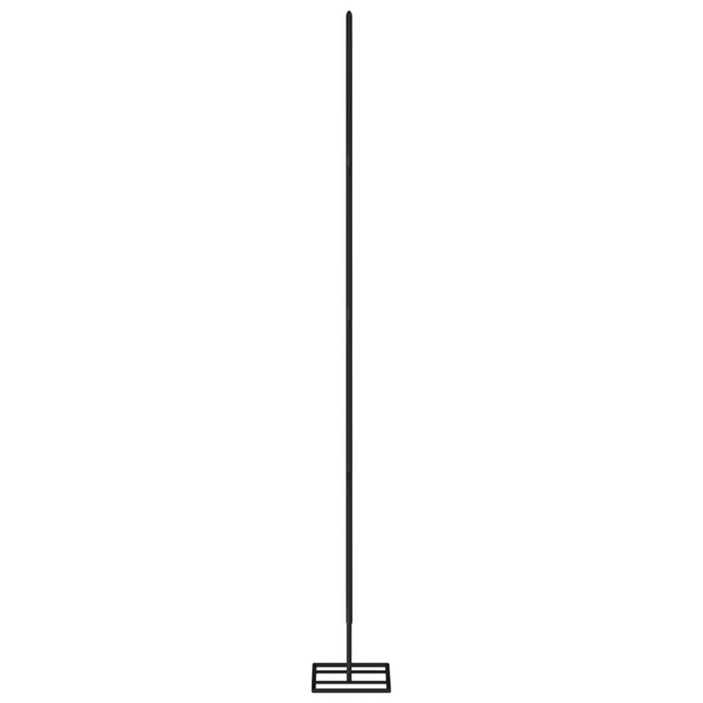 vidaXL Kovinska novoletna jelka za dekoracijo črna 125 cm