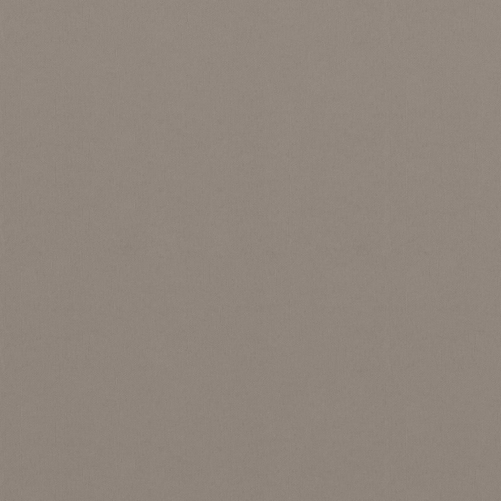 vidaXL Balkonsko platno taupe 120x400 cm oksford blago