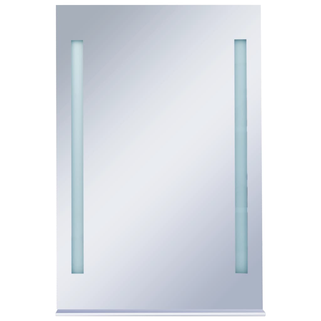 vidaXL Kopalniško LED stensko ogledalo s polico 60x80 cm