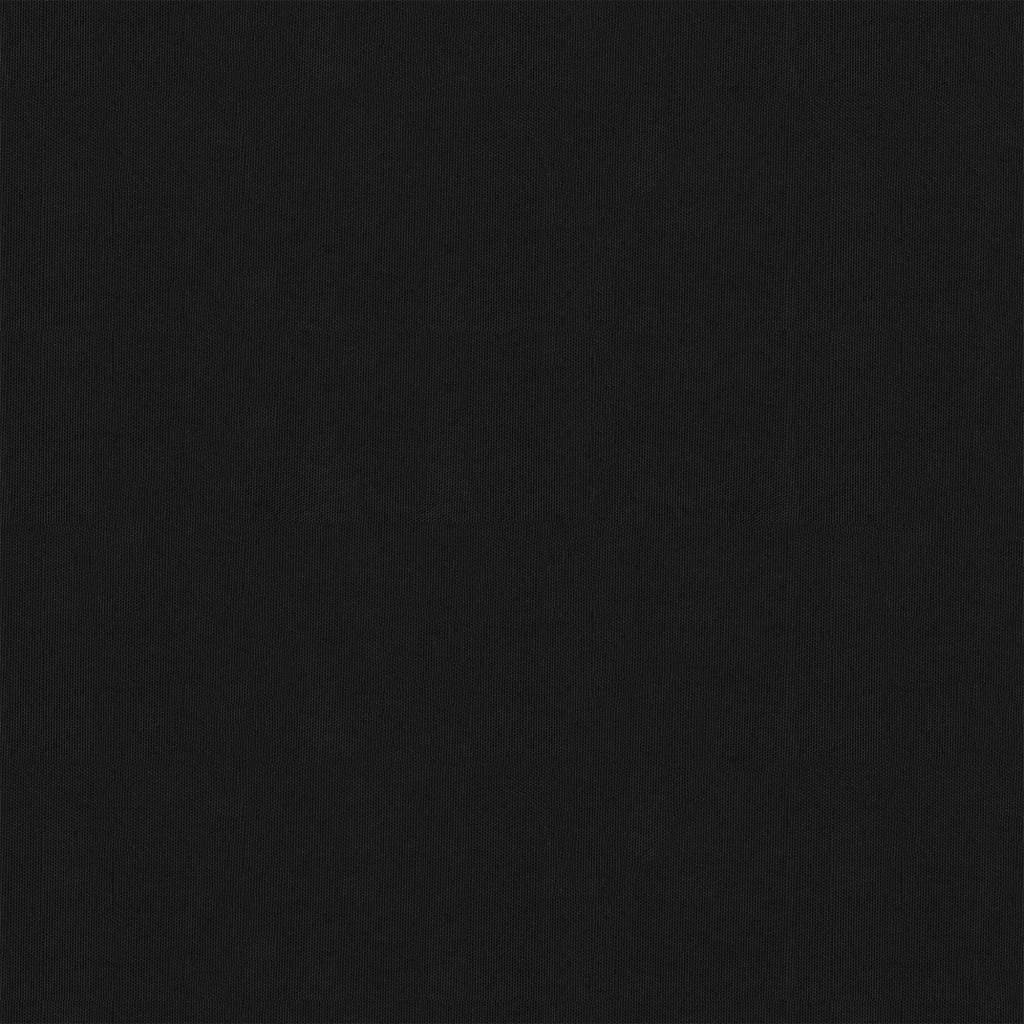 vidaXL Balkonsko platno črno 90x500 cm oksford blago