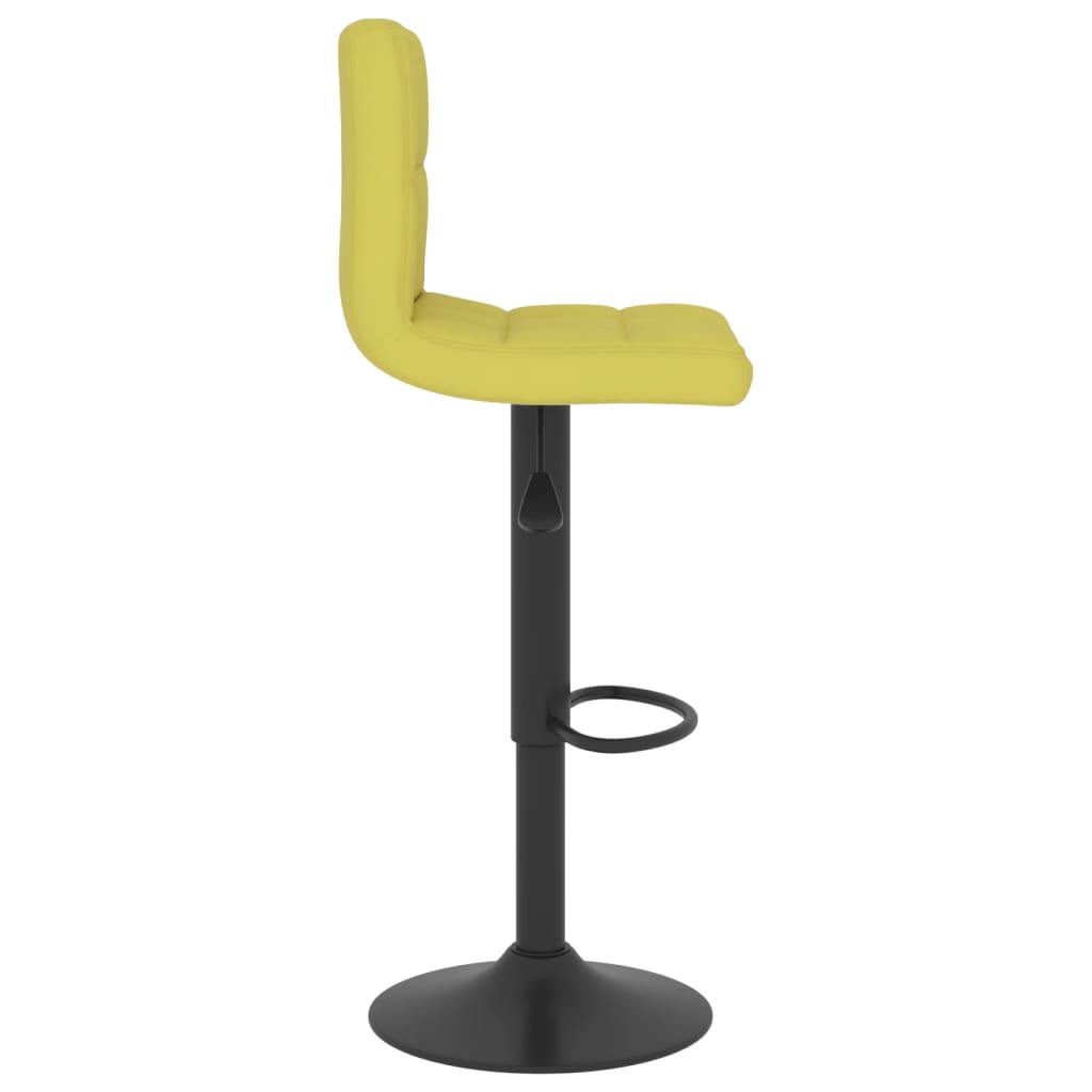vidaXL Barski stolček zeleno blago