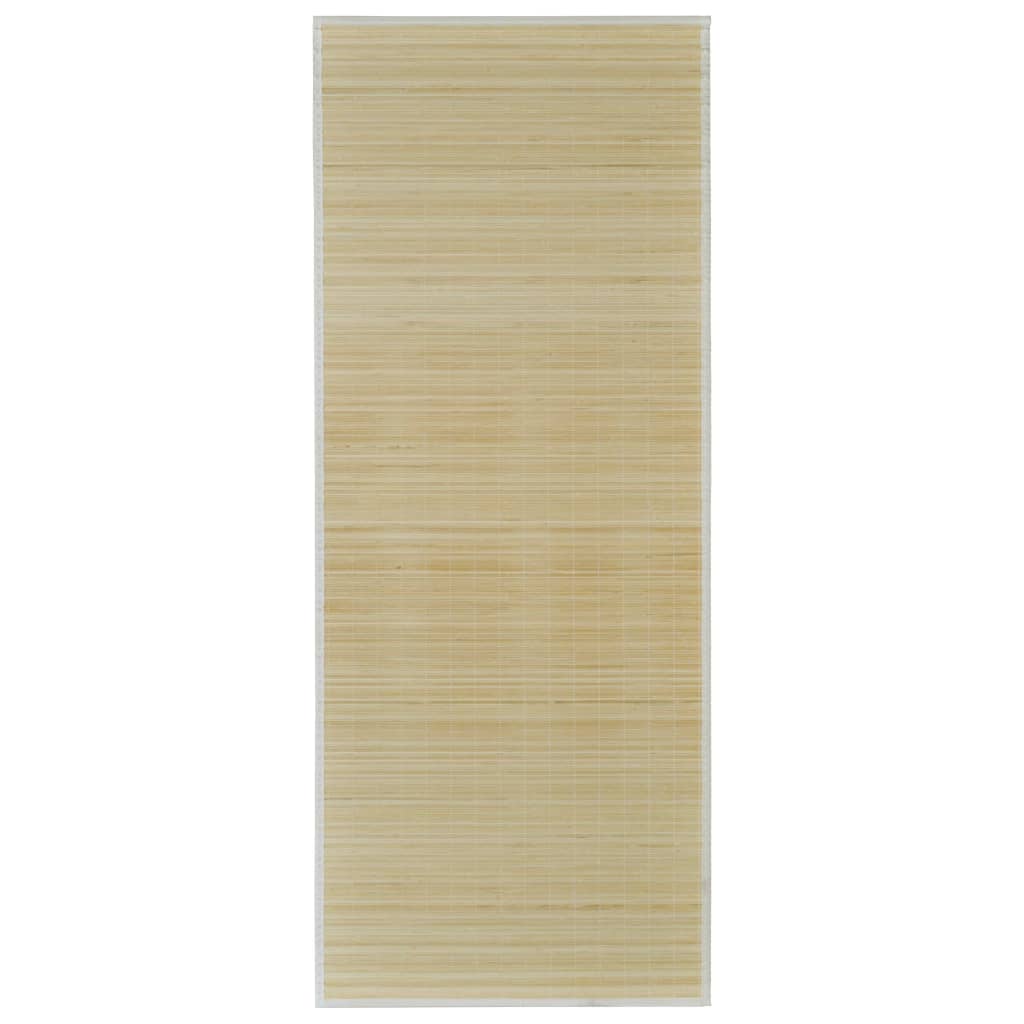 vidaXL Preproga iz bambusa 160x230 cm naravne barve