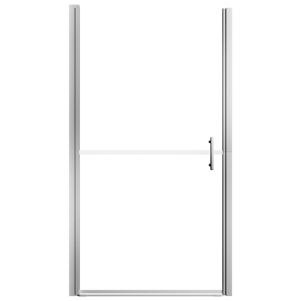 vidaXL Vrata za tuš motno kaljeno steklo 100x178 cm