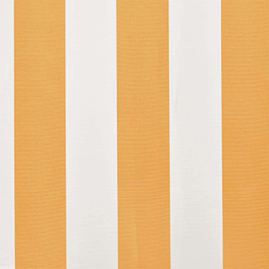 vidaXL Tenda iz platna sončnično rumena in bela 6x3 m (brez okvirja)