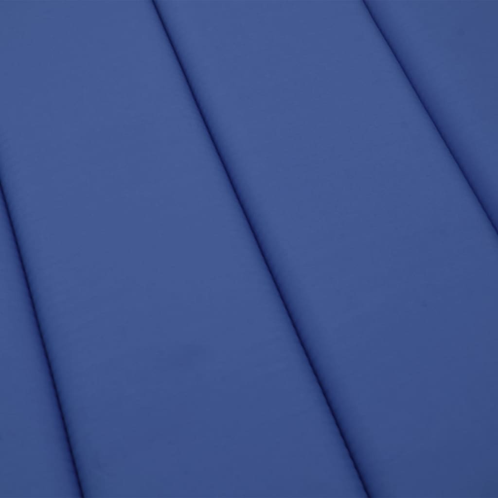 vidaXL Blazina za ležalnik kraljevsko modra 186x58x3 cm oxford tkanina