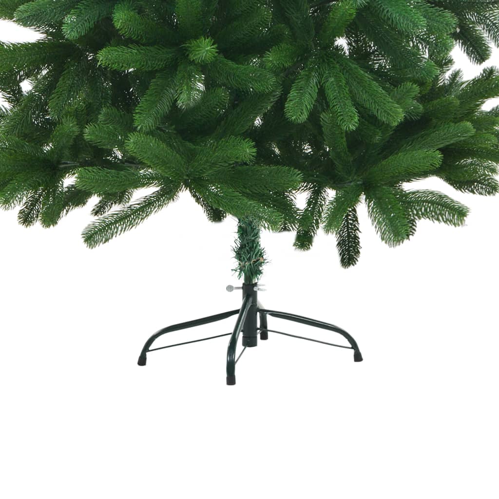 vidaXL Umetna novoletna jelka z realističnimi iglicami 150 cm zelena