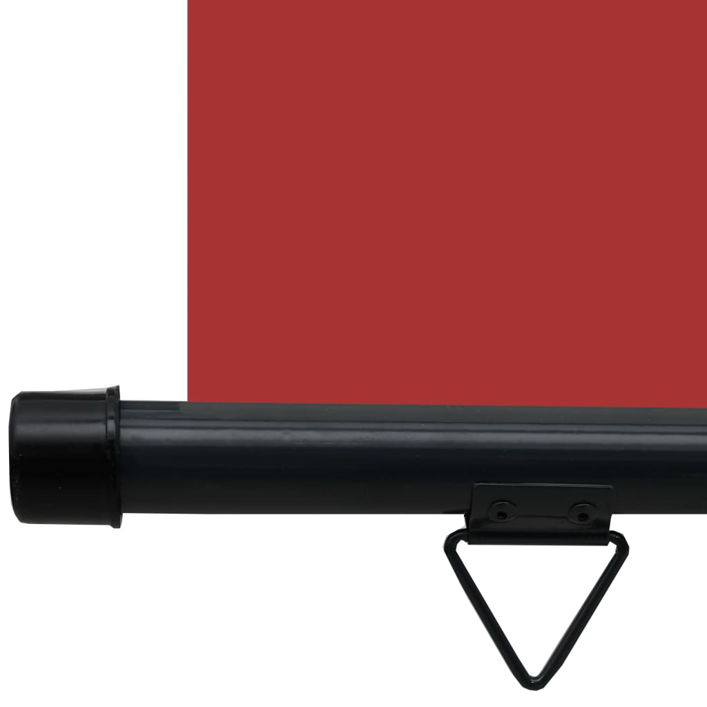 vidaXL Balkonska stranska tenda 140x250 cm rdeča