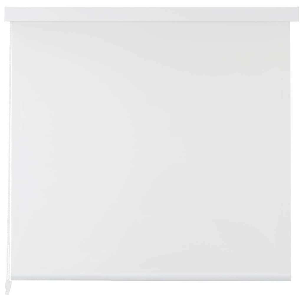 vidaXL Rolo zavesa za prho 160x240 cm bela