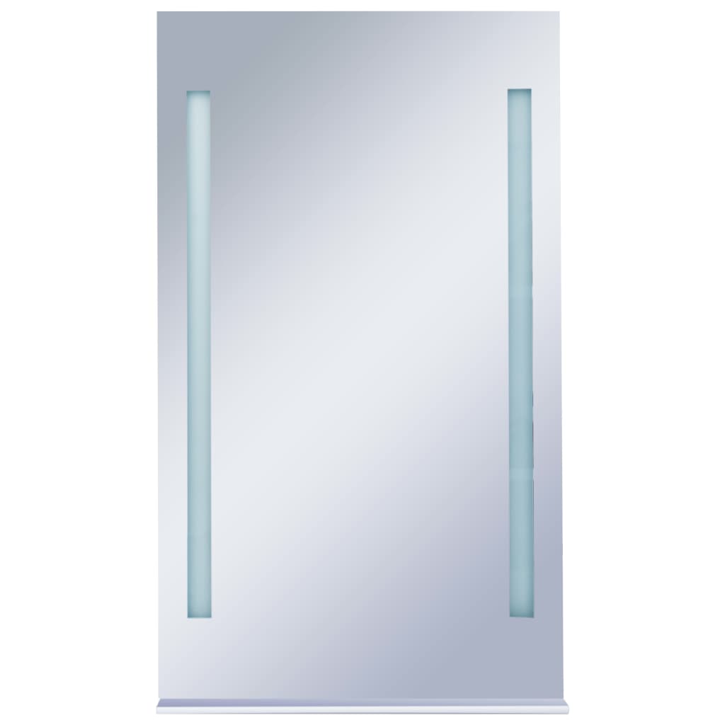 vidaXL Kopalniško LED stensko ogledalo s polico 60x100 cm