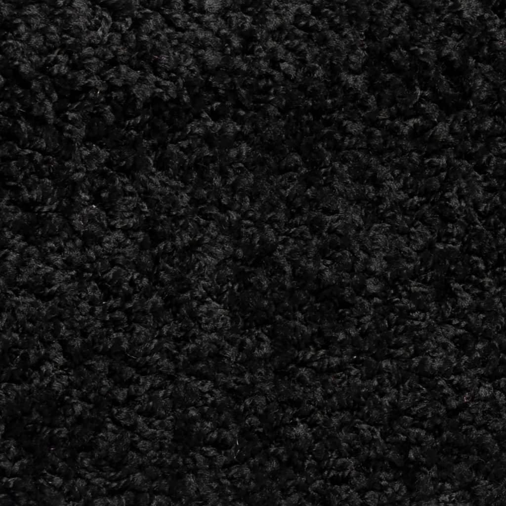 vidaXL Preproge za stopnice 15 kosov 56x17x3 cm črne