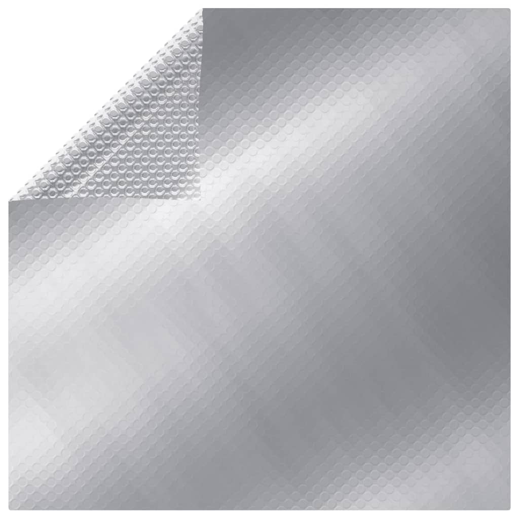 vidaXL Pokrivalo za bazen srebrno 260x160 cm PE