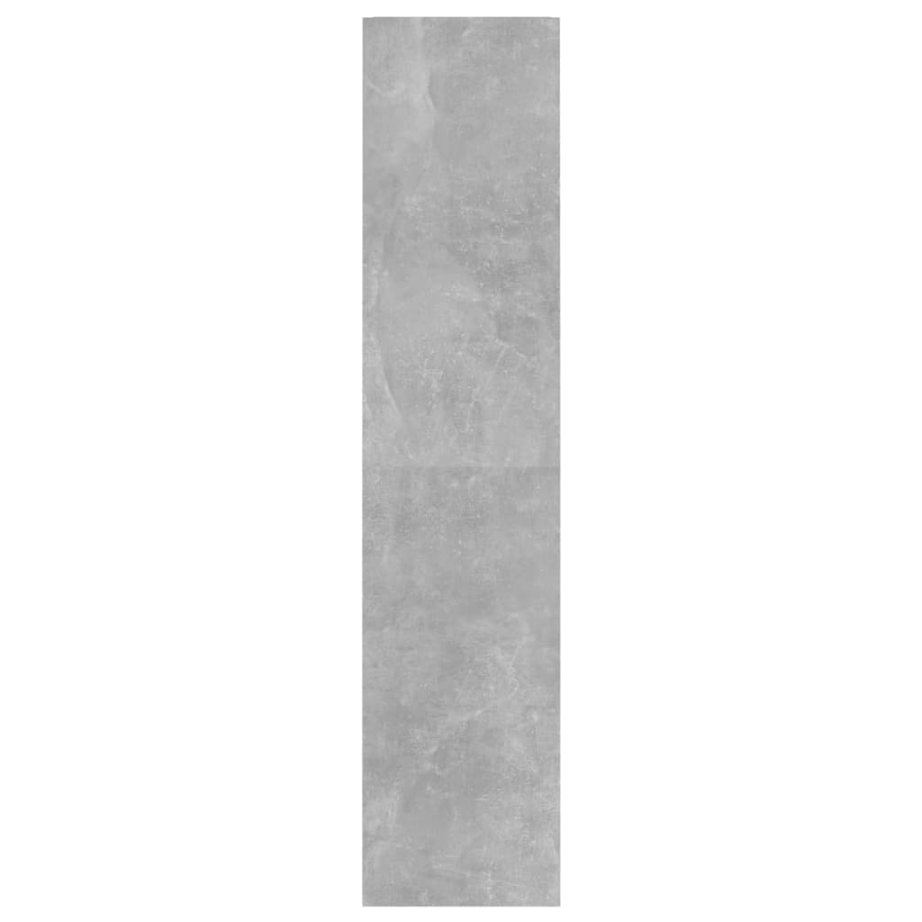 vidaXL Knjižna omara/pregrada betonsko siva 40x30x135 cm