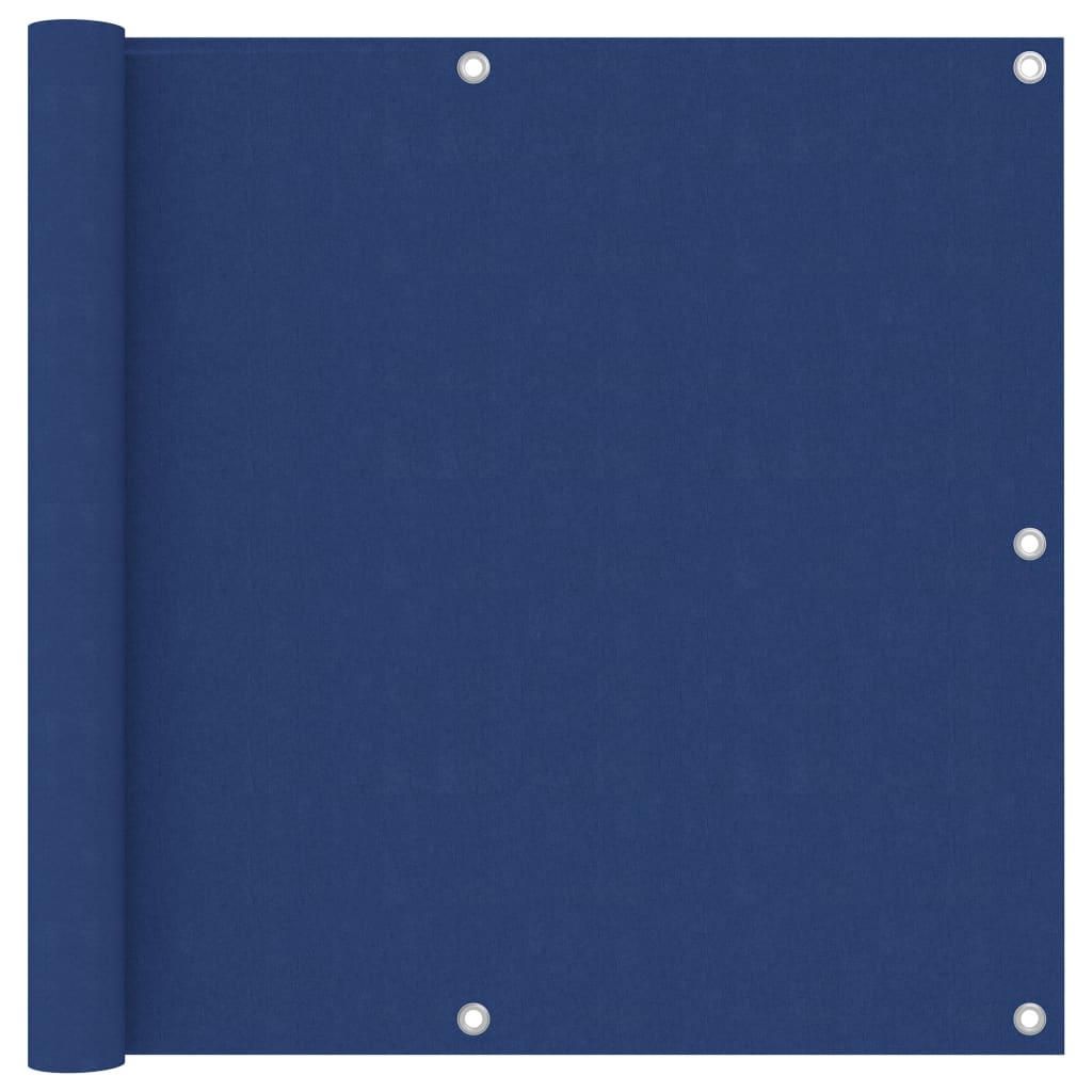 vidaXL Balkonsko platno modro 90x400 cm oksford blago