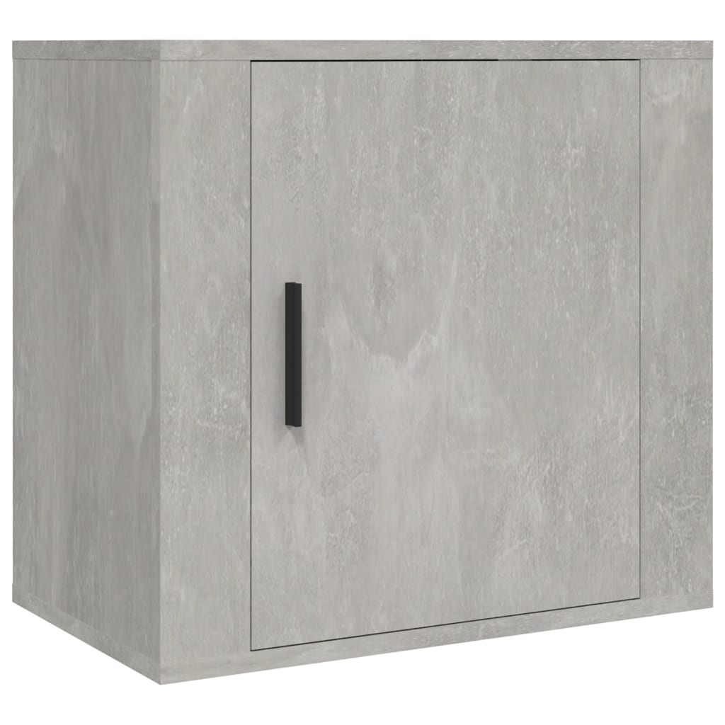 vidaXL Stenska nočna omarica betonsko siva 50x30x47 cm
