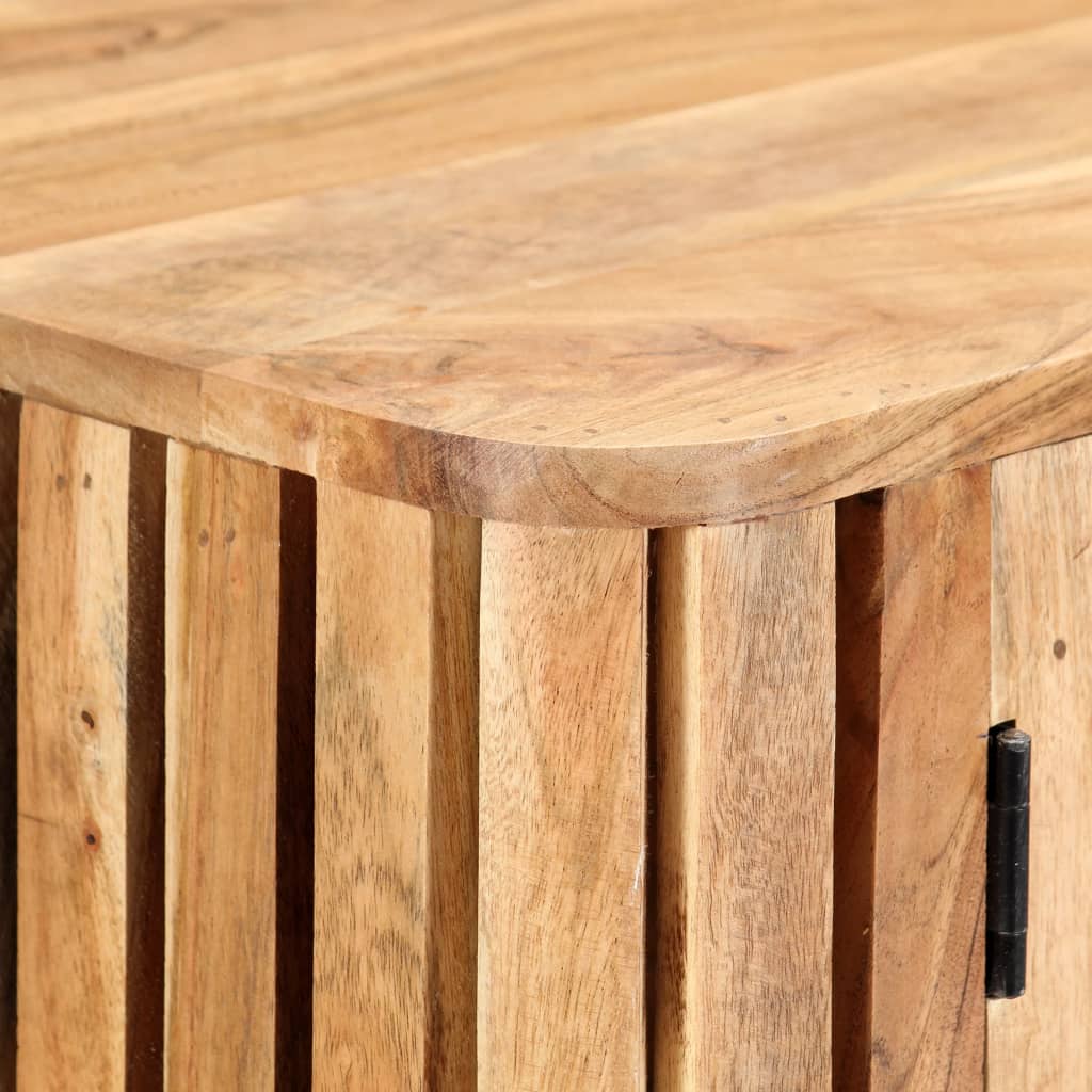 vidaXL Konzolna mizica 120x35x76 cm trden akacijev les