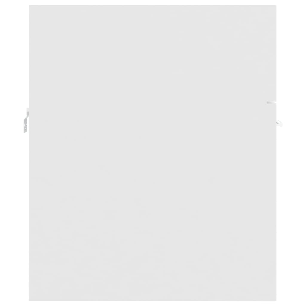 vidaXL Omarica za umivalnik bela 41x38,5x46 cm iverna plošča