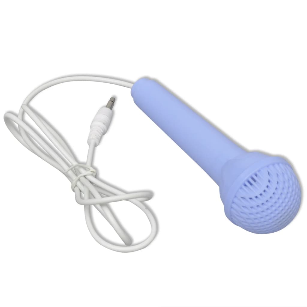 Otroški Sintisajzer s Stolčkom/Mikrofonom 37 Tipk Modre Barve