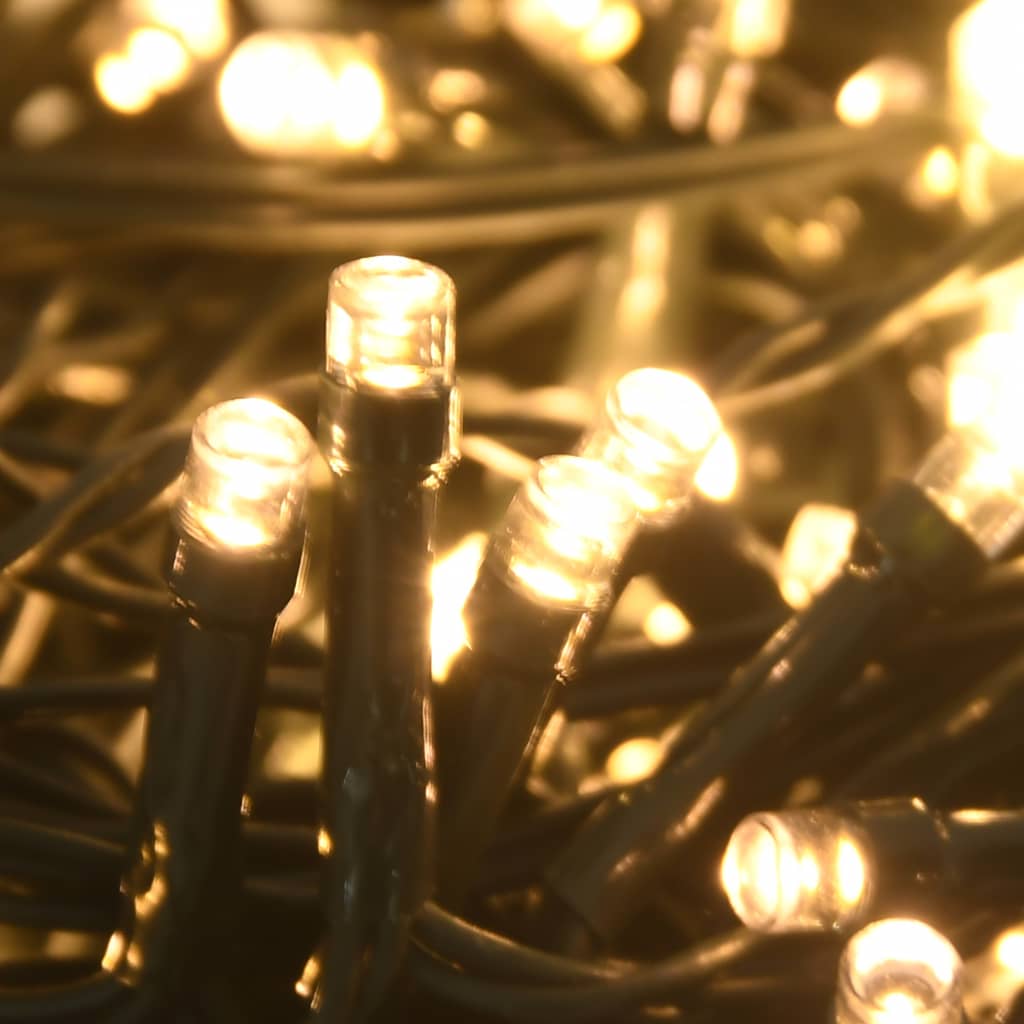 vidaXL Komplet božičnih bučk s konico 150 LED lučk zlate in bronaste