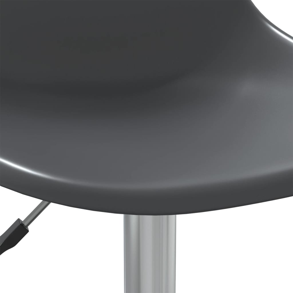 vidaXL Vrtljivi jedilni stoli 2 kosa svetlo sivi PP