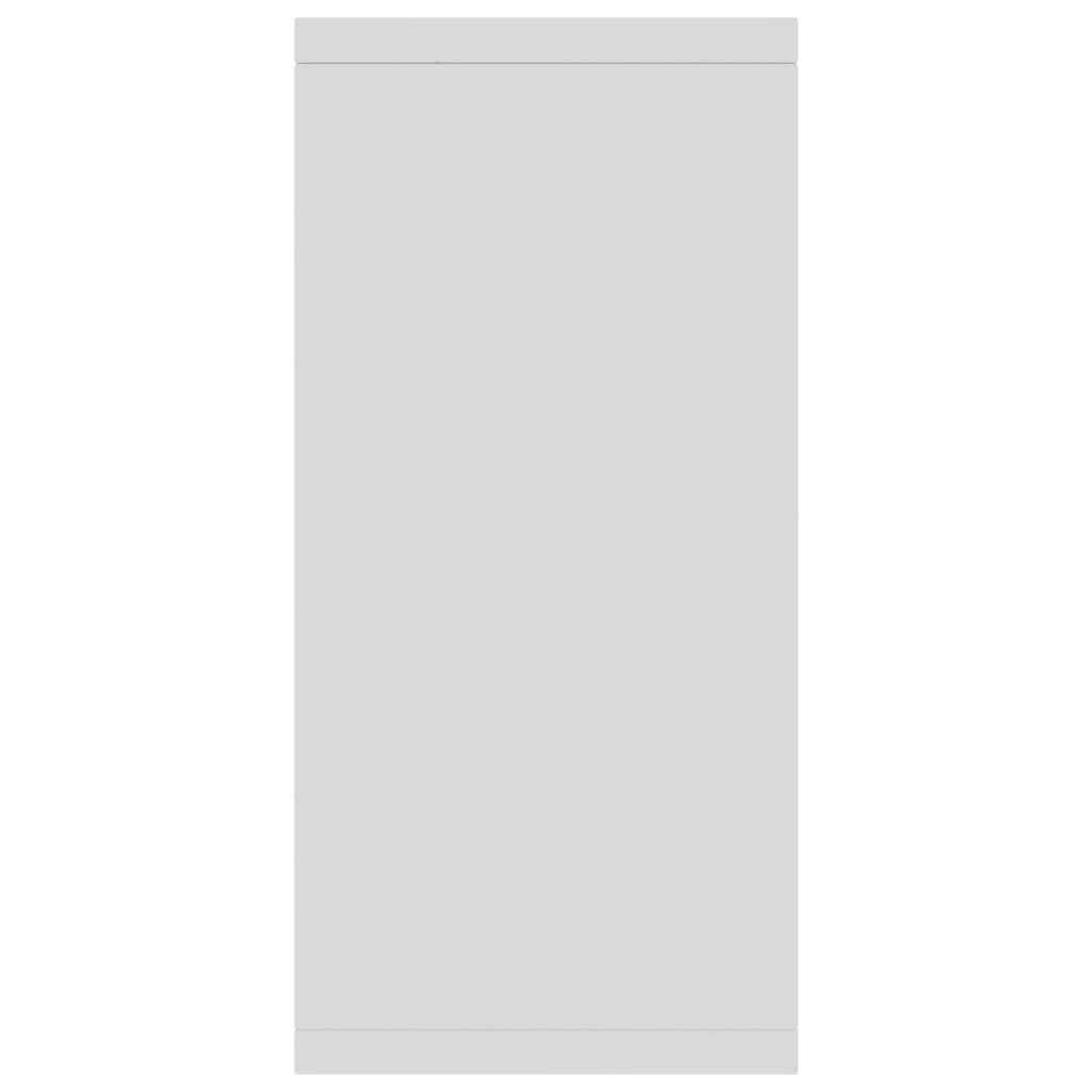 vidaXL Komoda bela 88x30x65 cm iverna plošča