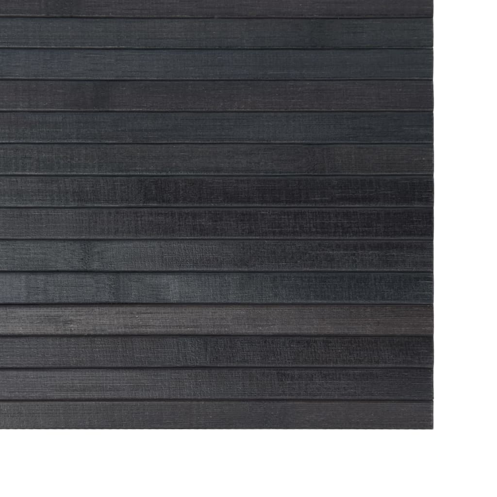 vidaXL Preproga pravokotna siva 60x300 cm bambus