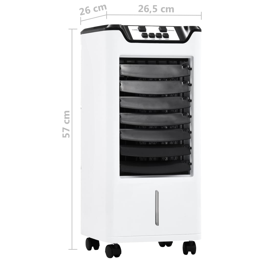 vidaXL Premični hladilec zraka, vlažilec in čistilec 3 v 1 60 W