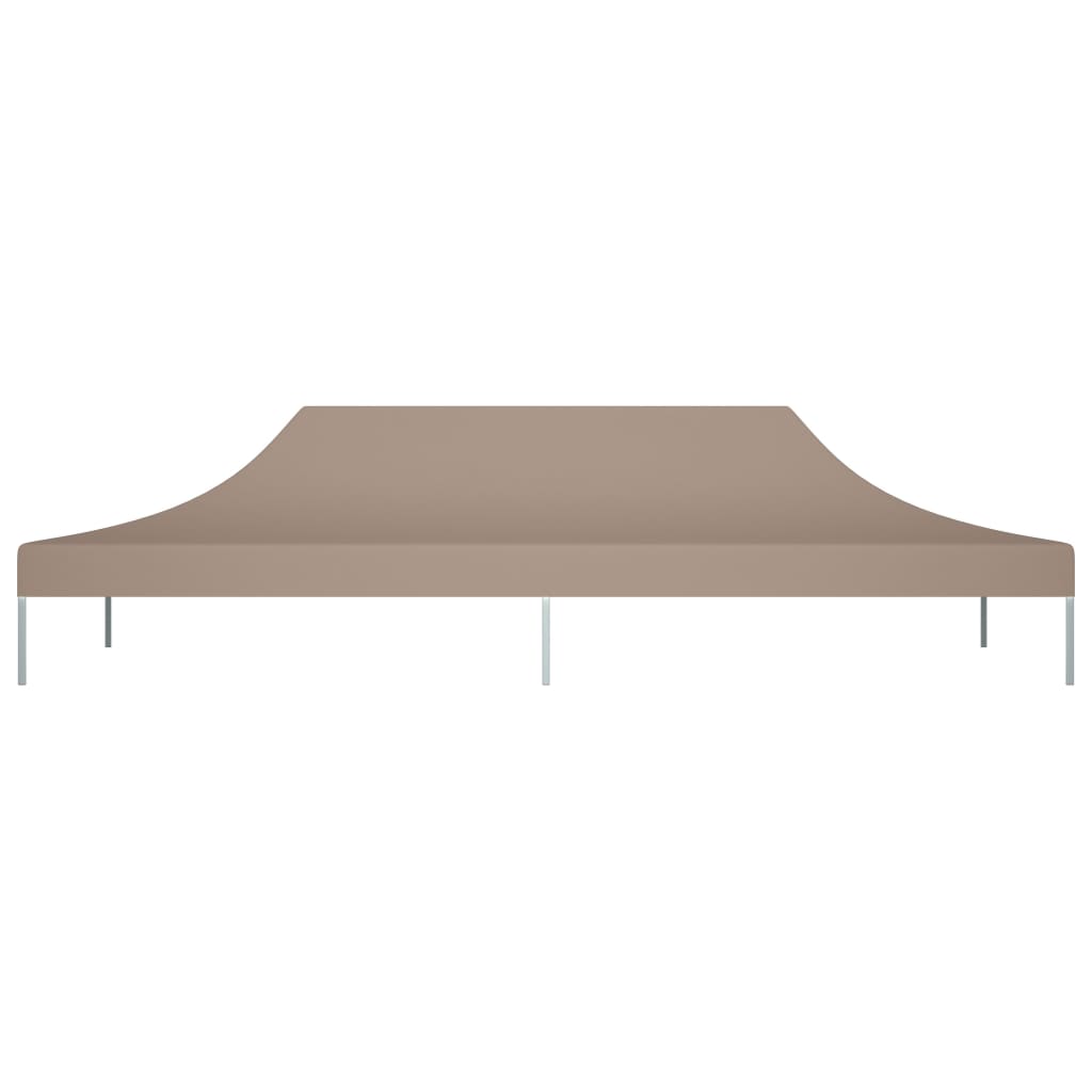 vidaXL Streha za vrtni šotor 6x3 m taupe 270 g/m²