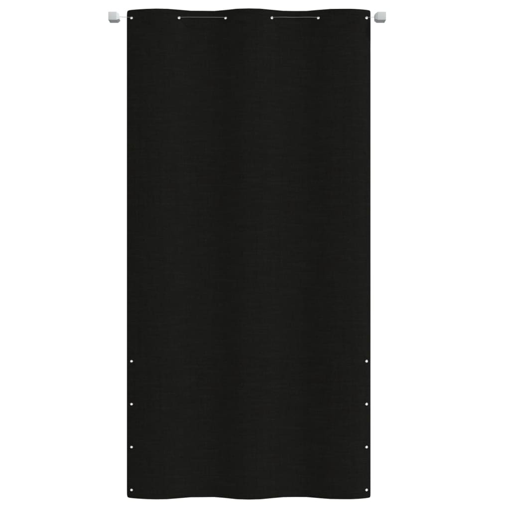 vidaXL Balkonsko platno črno 120x240 cm tkanina Oxford