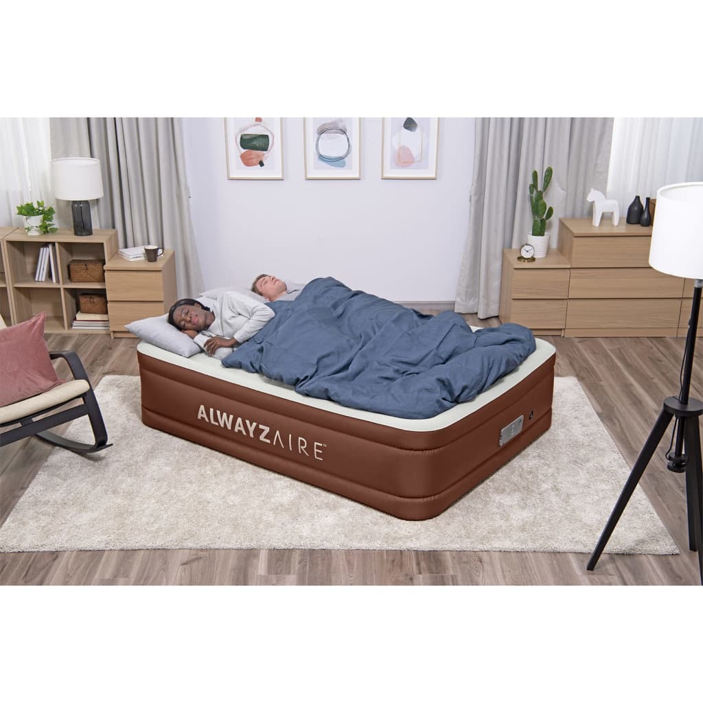 Bestway AlwayzAire napihljiva postelja z vgr. tlačilko 203x152x51 cm