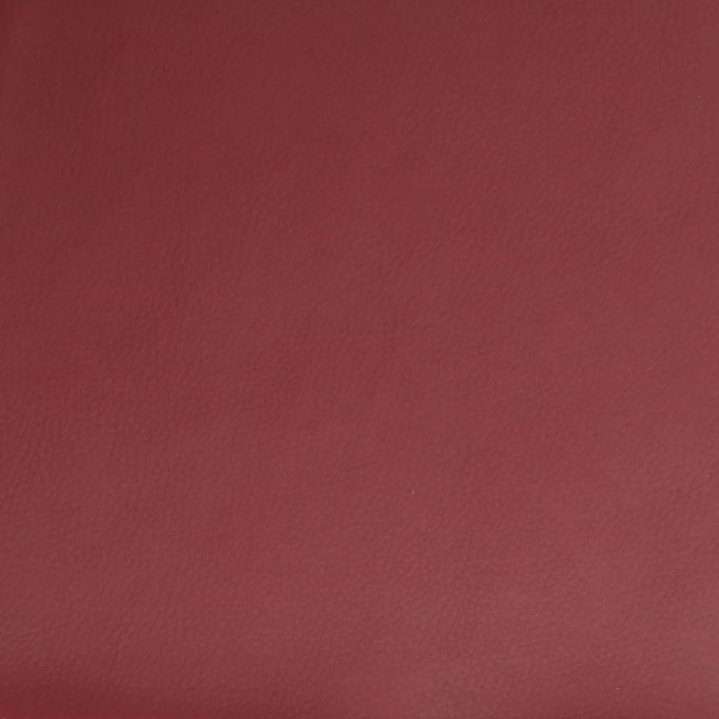 vidaXL Počivalnik vinsko rdeč 54x75x76 cm umetno usnje
