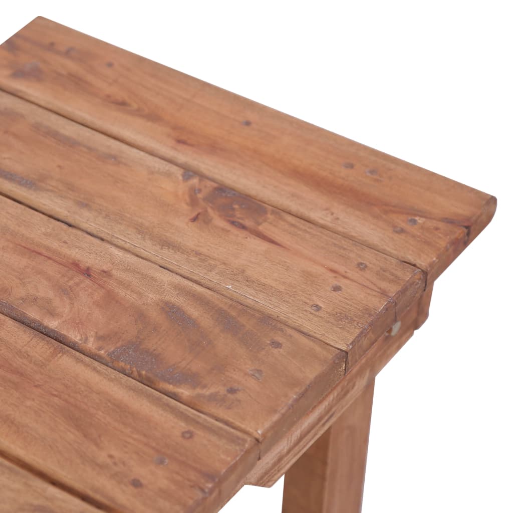 vidaXL Odstavna mizica 70x35x60 cm trden mahagonij
