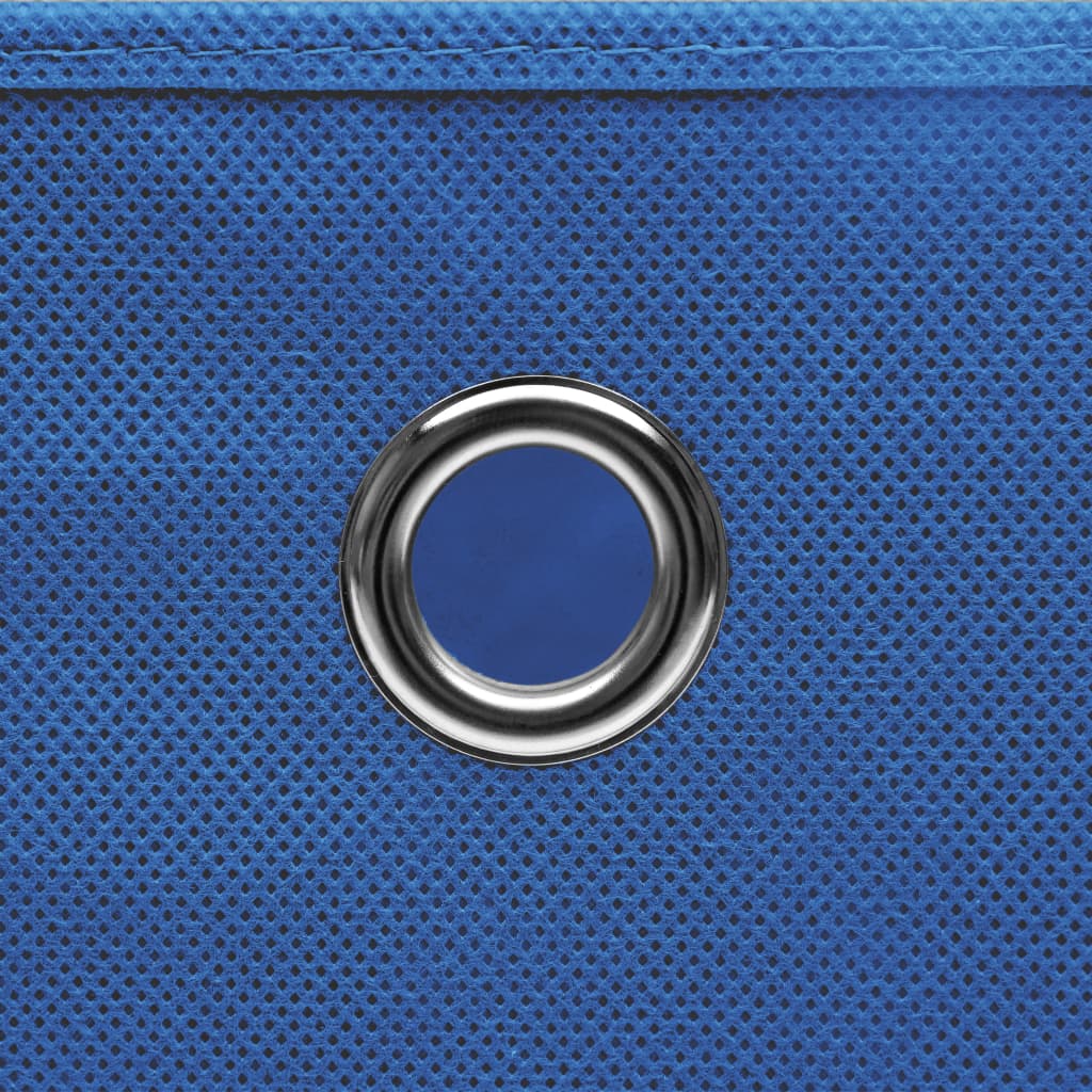 vidaXL Škatle s pokrovi 4 kosi 28x28x28 cm modre