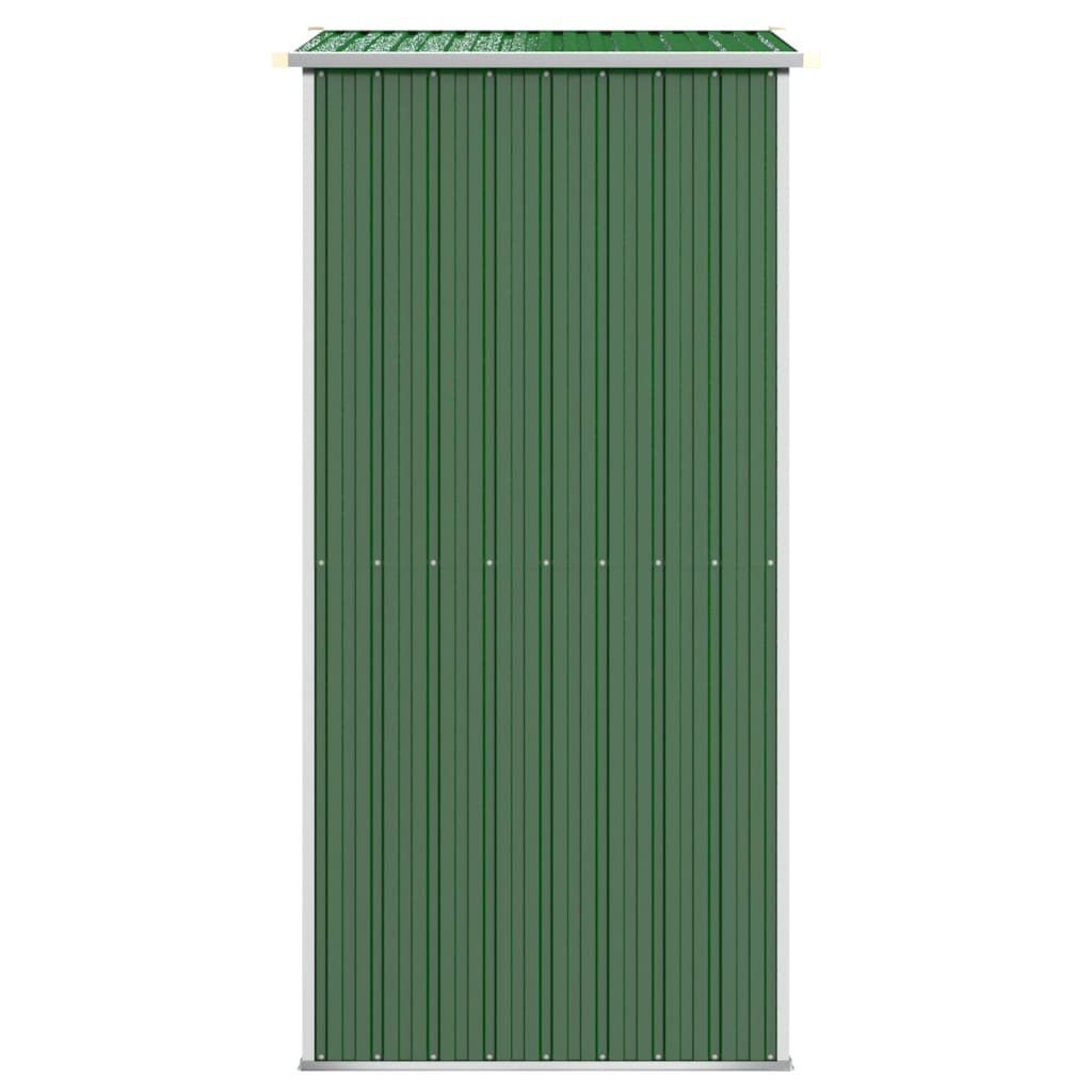 vidaXL Vrtna lopa zelena 192x108x223 cm pocinkano jeklo