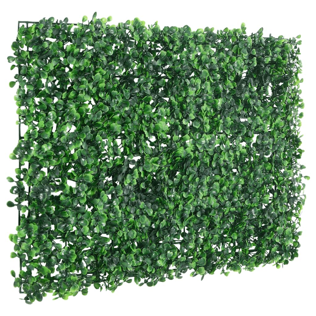  vidaXL Ograja iz umetnega grmovja 6 kosov zelena 40x60 cm