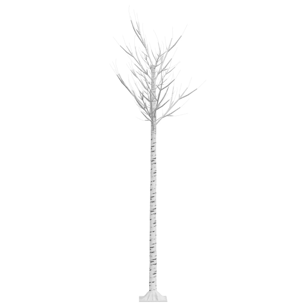 vidaXL Božično drevesce s 200 LED lučkami 2,2 m modro vrba