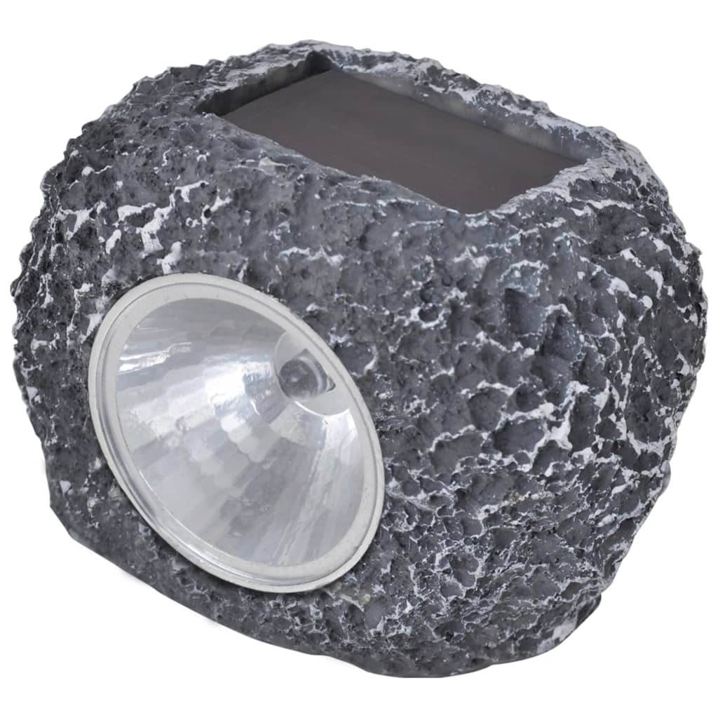 Zunanji solarni LED reflektor v obliki kamna 12 kosov