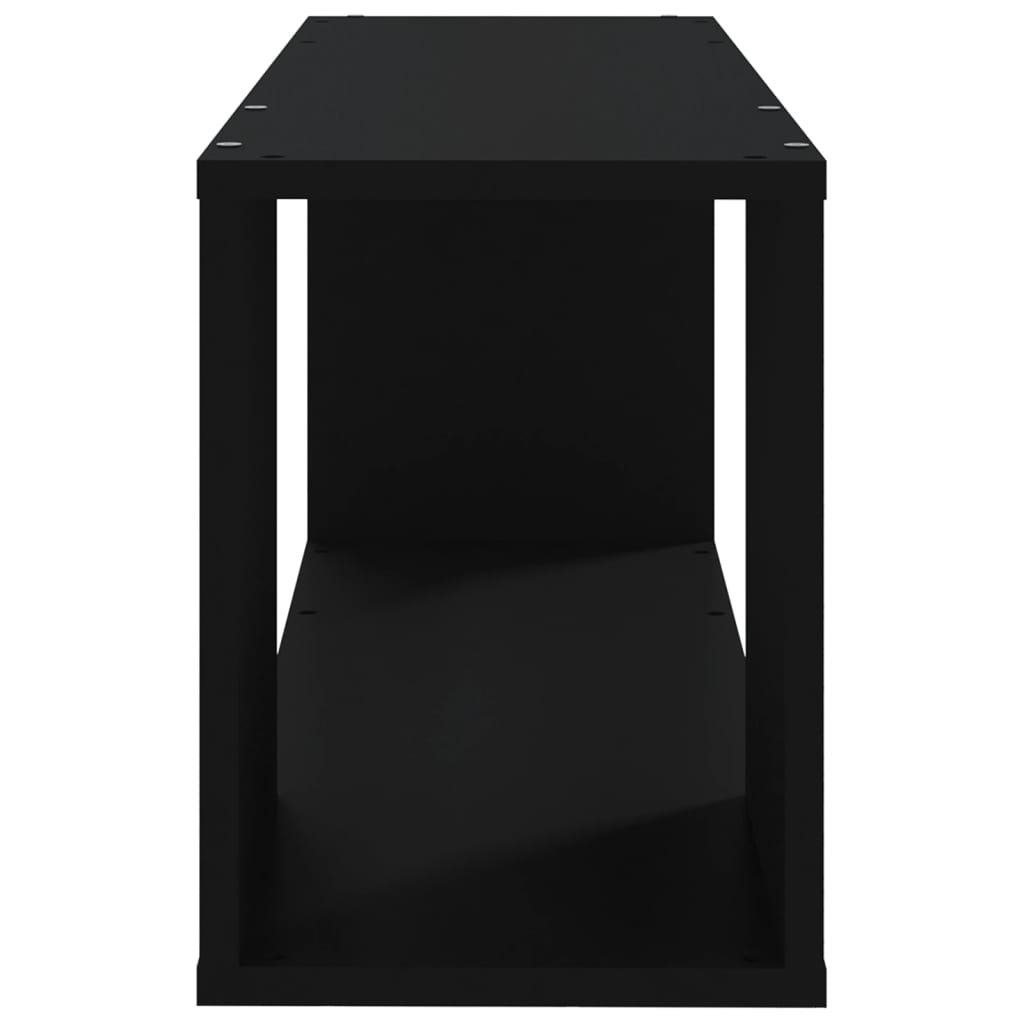 vidaXL TV omarica črna 80x24x32 cm iverna plošča