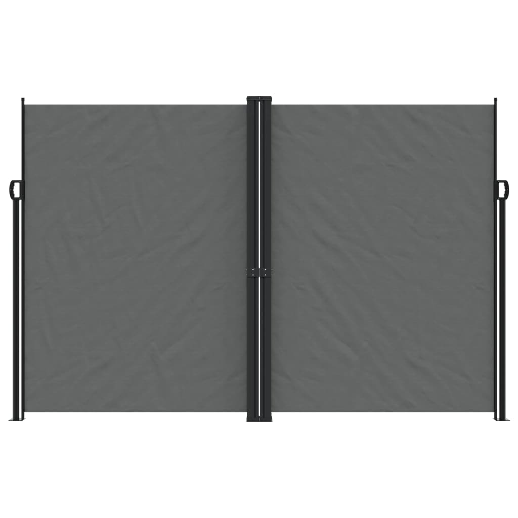 vidaXL Zložljiva stranska tenda antracitna 220x1000 cm
